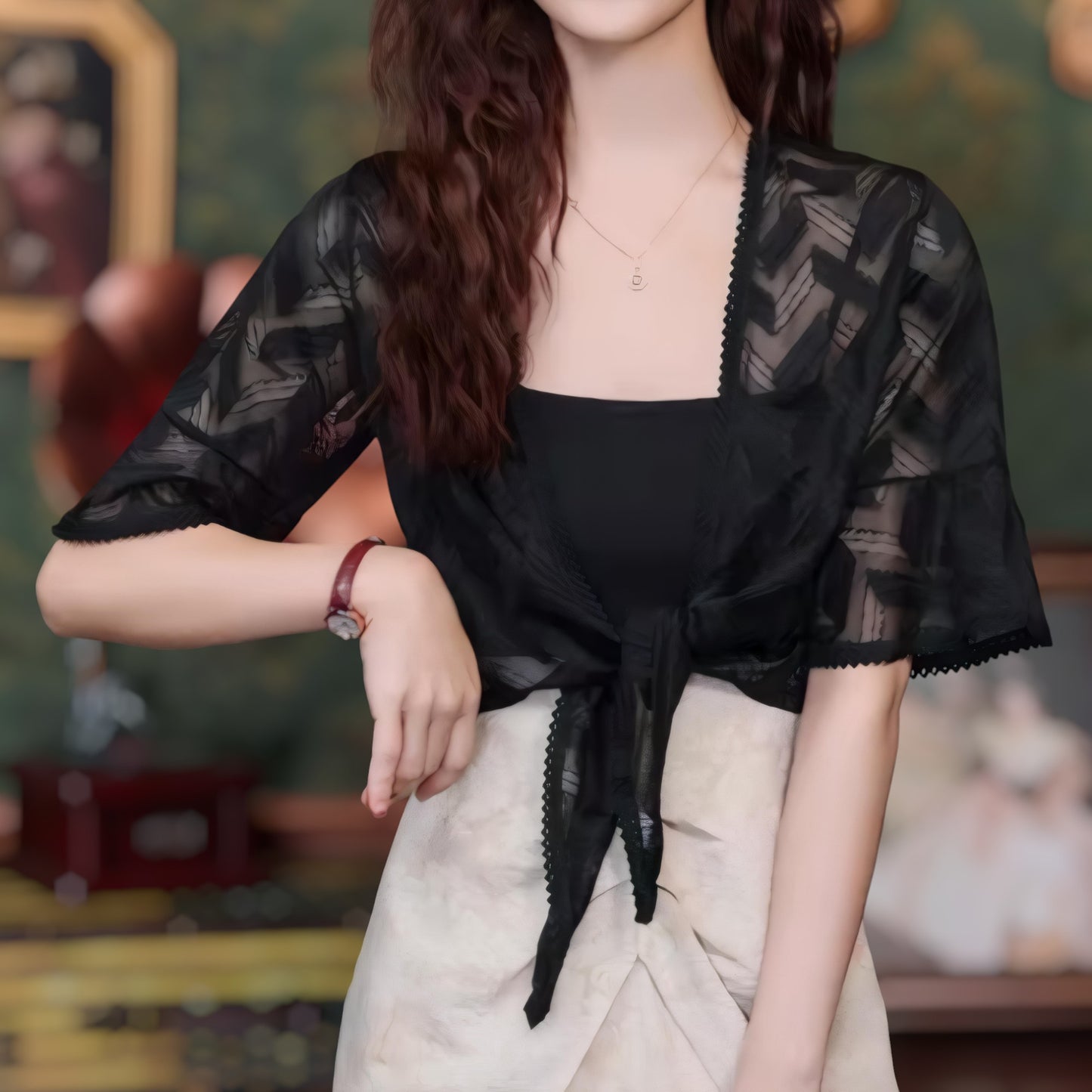 Lina Drift Lace Coverup