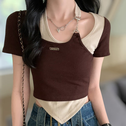 Lyra Twin Layer Curve T-Shirt