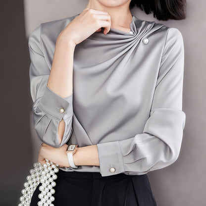 Serene Fold Pearl Blouse