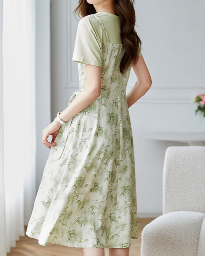 Elodie Mist Layered Dress