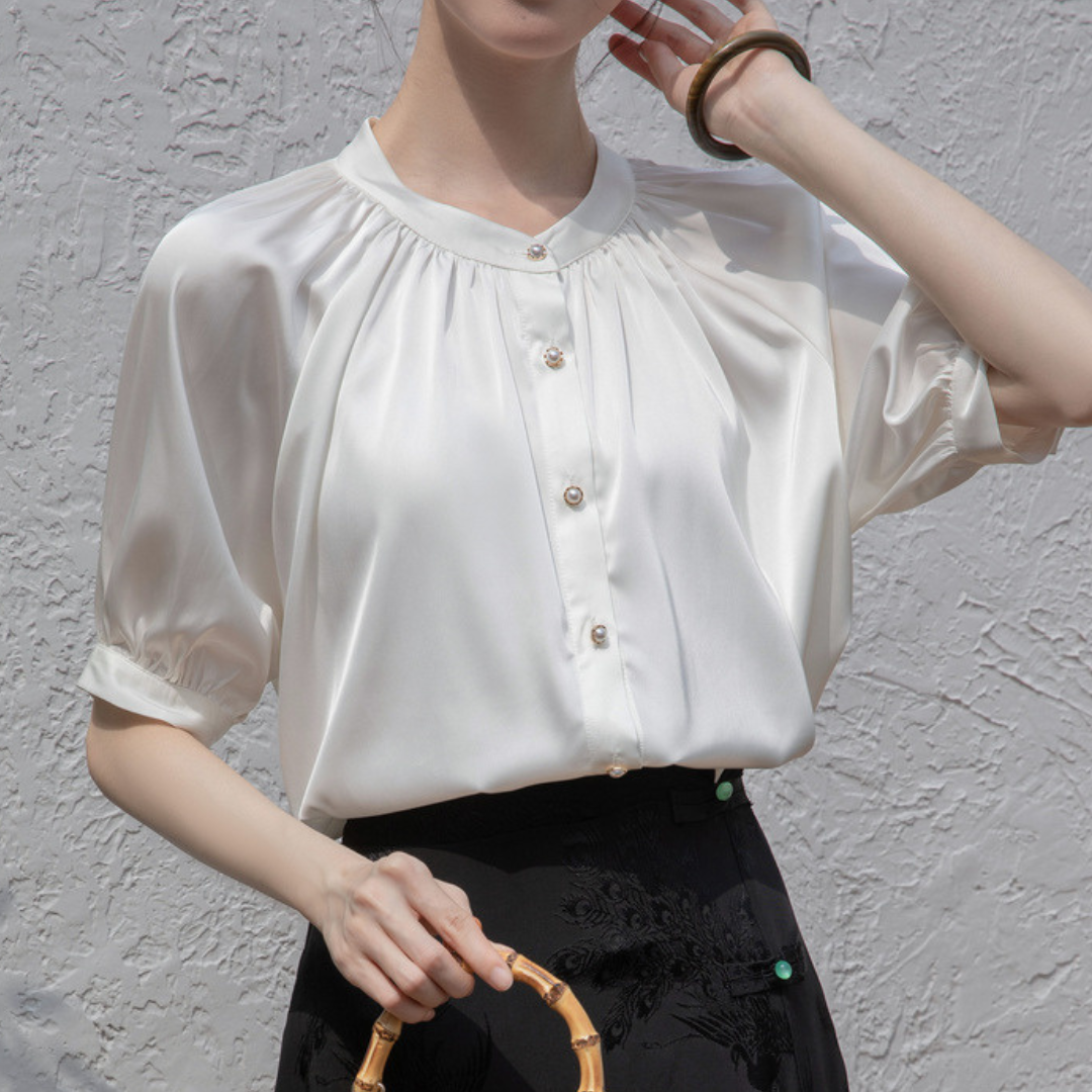 Mira Soft Pleat Blouse
