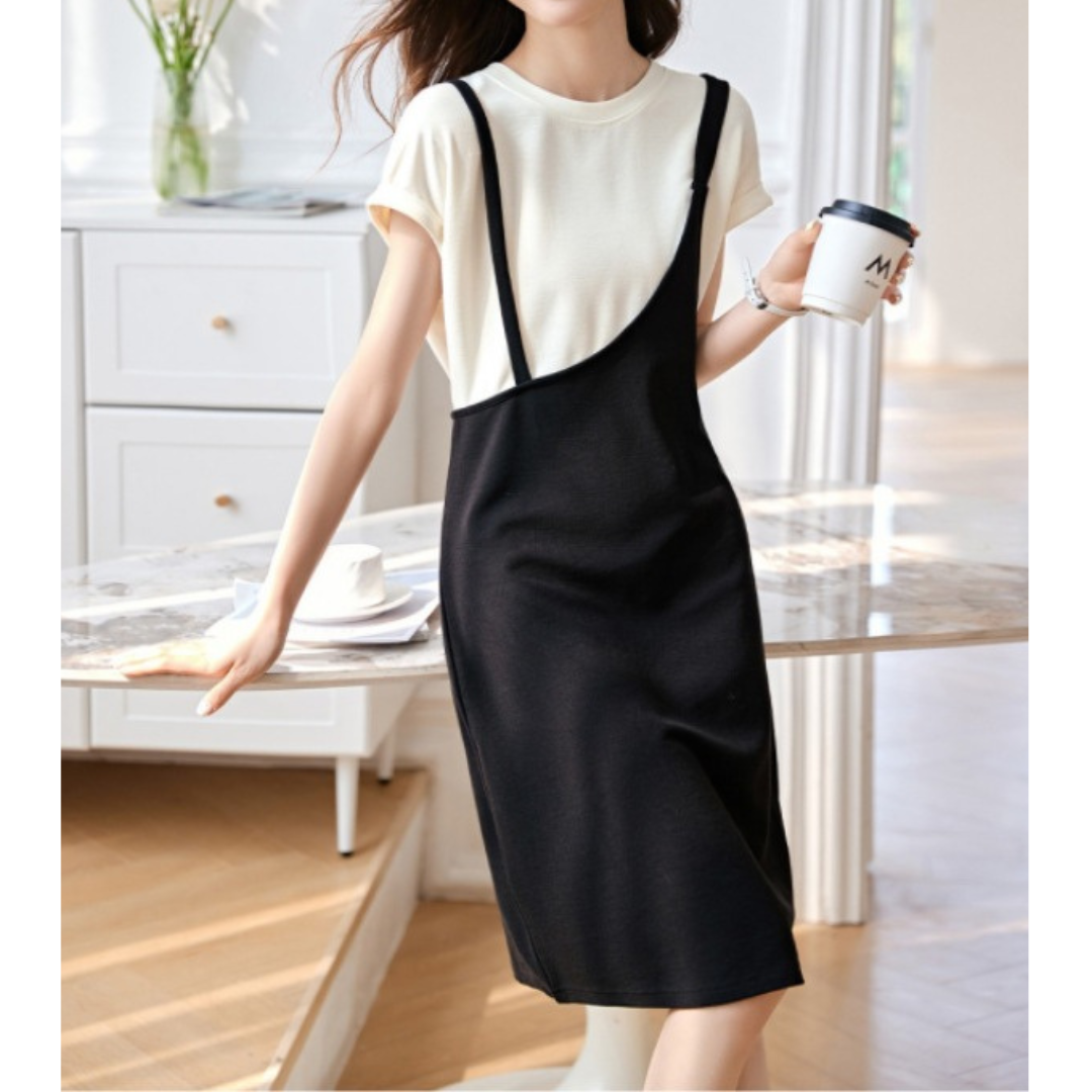 Lumi Soft Drape Midi Dress