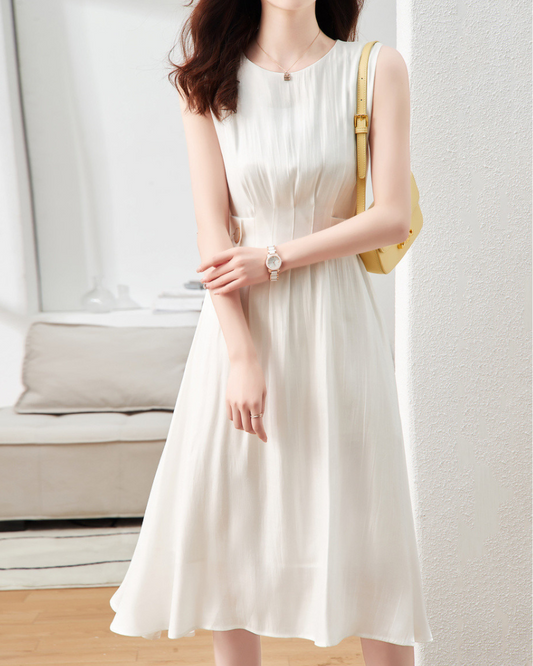 Elsa Drape Waist Flow Dress