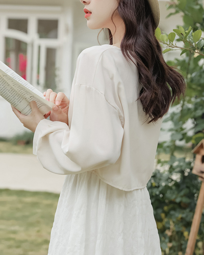 Lilou Draped Twist Blouse