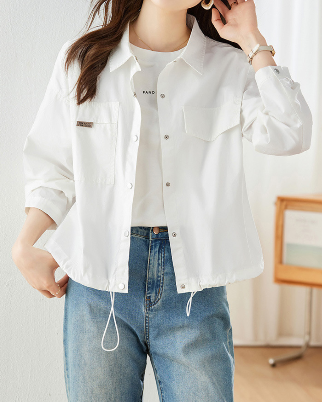 Talia Ease Utility Cotton Jacket