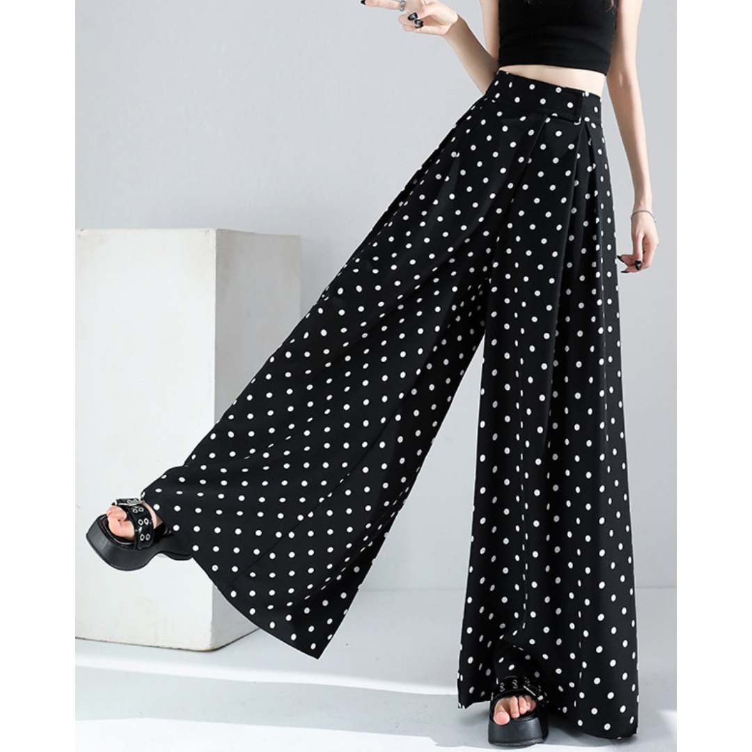 Lumi Dot Sway Pleat Pants