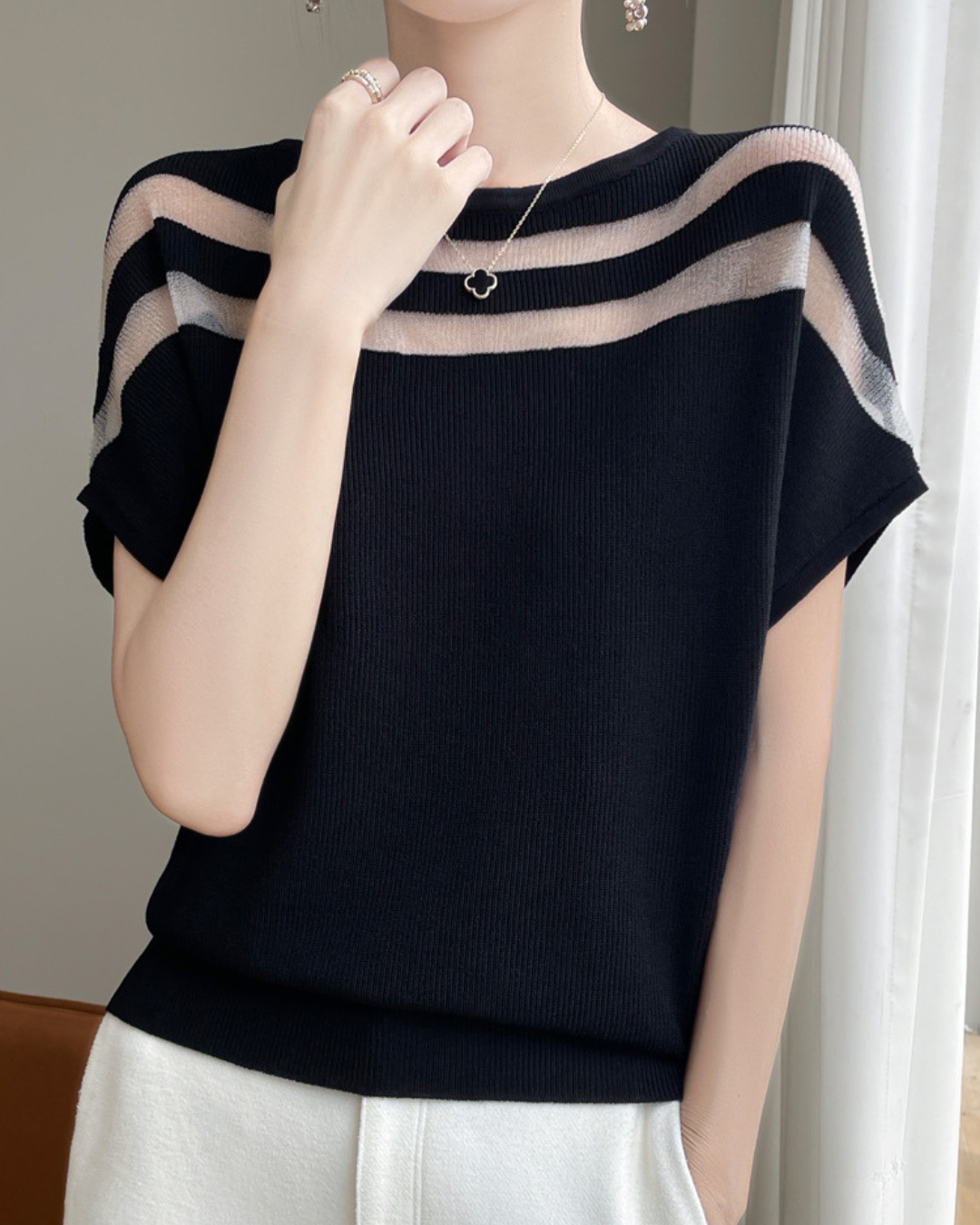 Lumi Sheer Knit Top