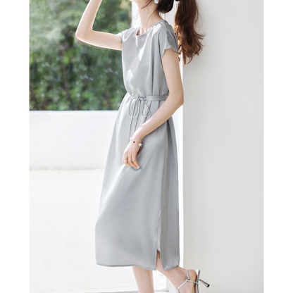 Silva Calm Belted Midi Dress