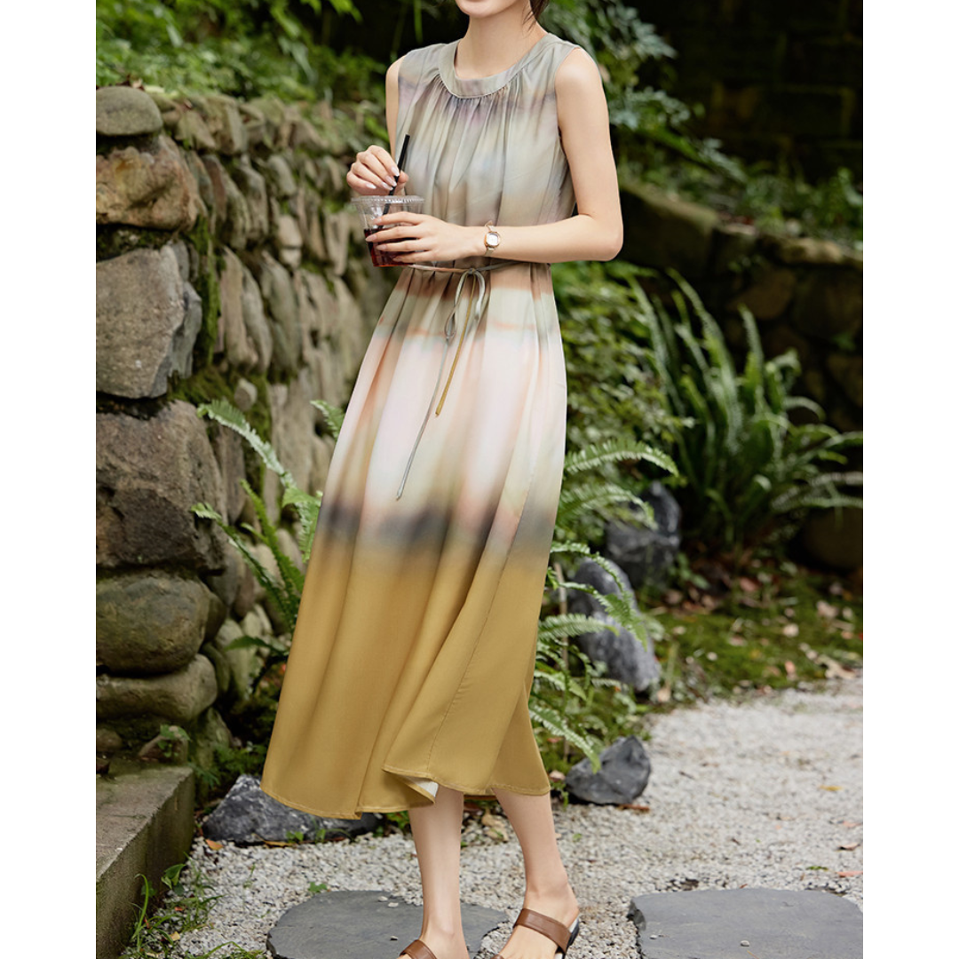 Driftlight Haze Layered Dress