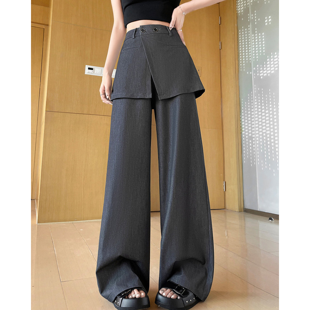 Lunel Layered Pleat Trousers