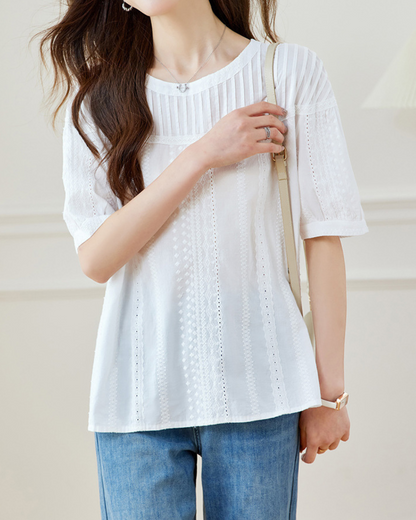 Liora Whisper Pleat Blouse