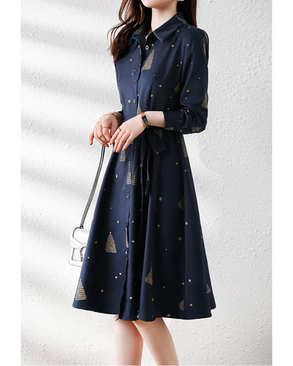 Rowan Calm Print Shirt Dress