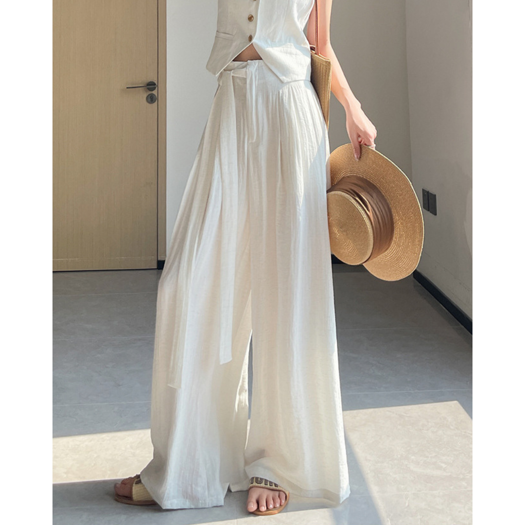 Lora Drift Waist Tie Trousers