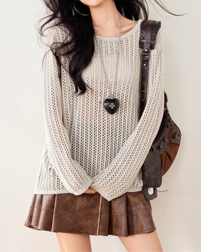 Miela Airy Net Knit