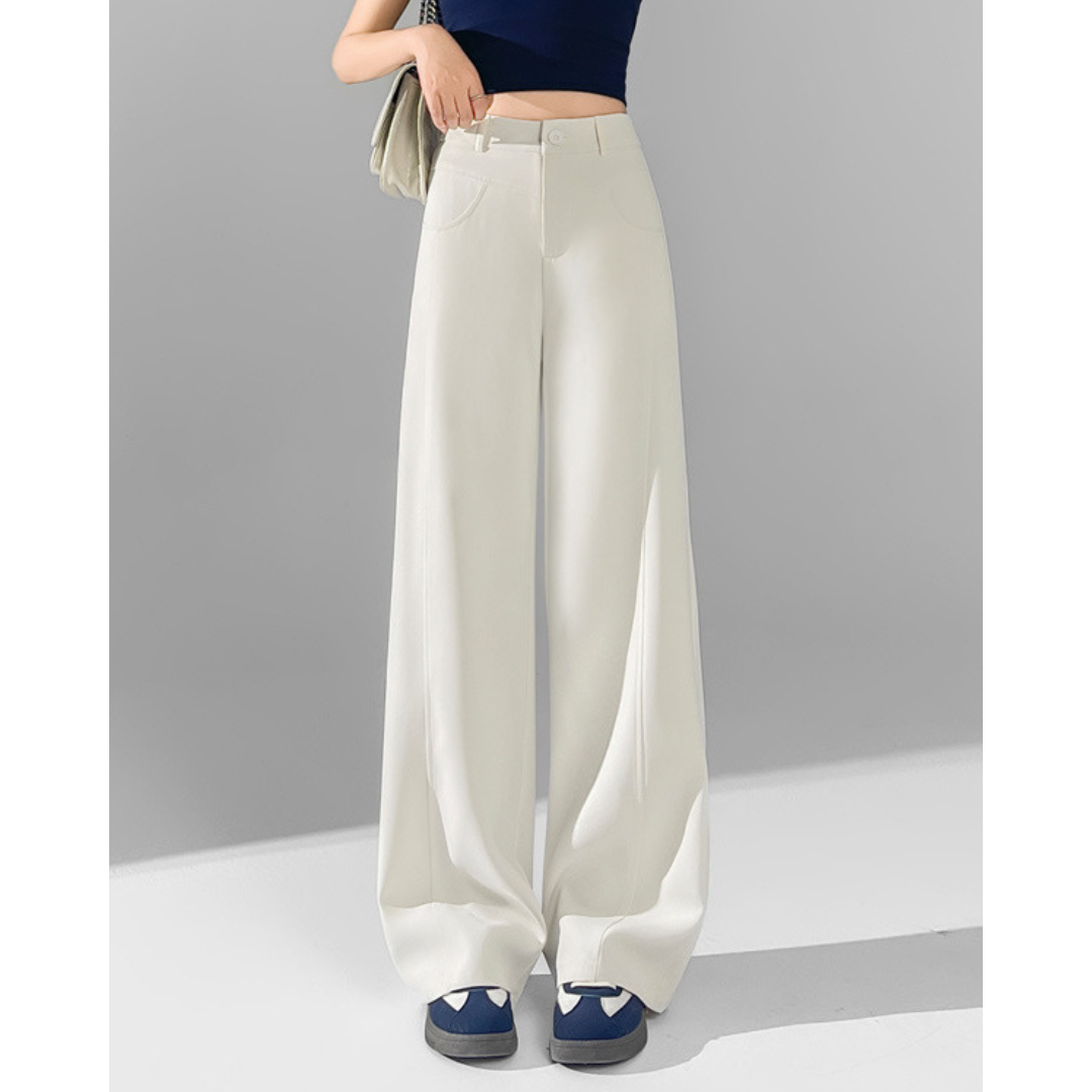 Isla Curve Stitch Wide Trousers