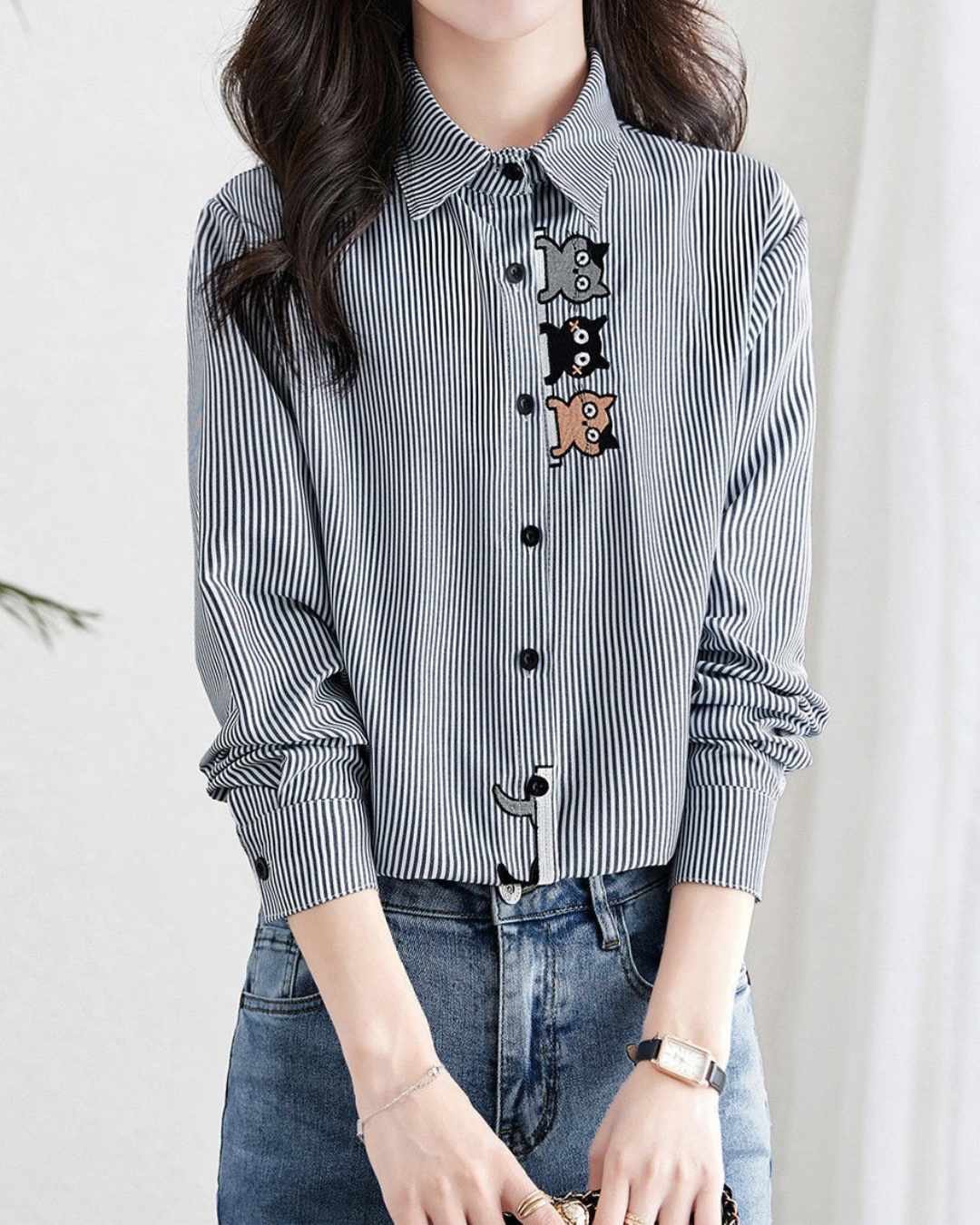 Mira Playful Stripe Shirt