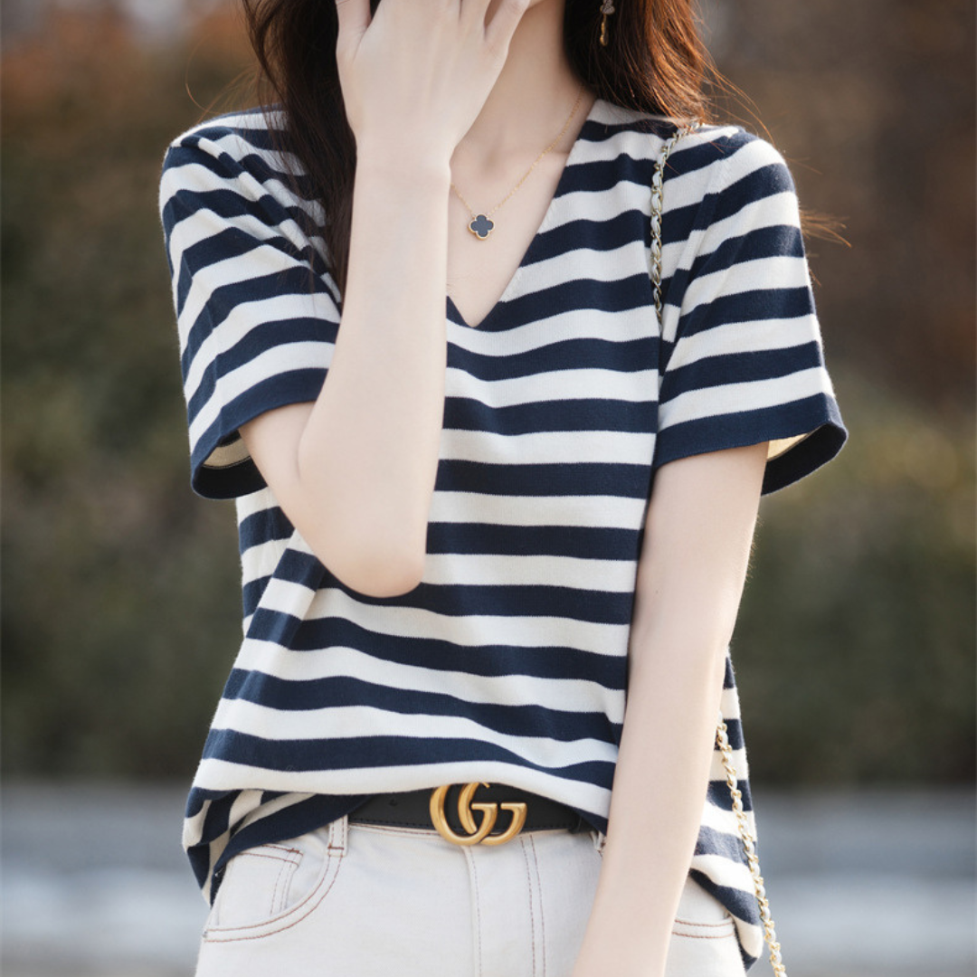 Delia Soft Stripe T-Shirt