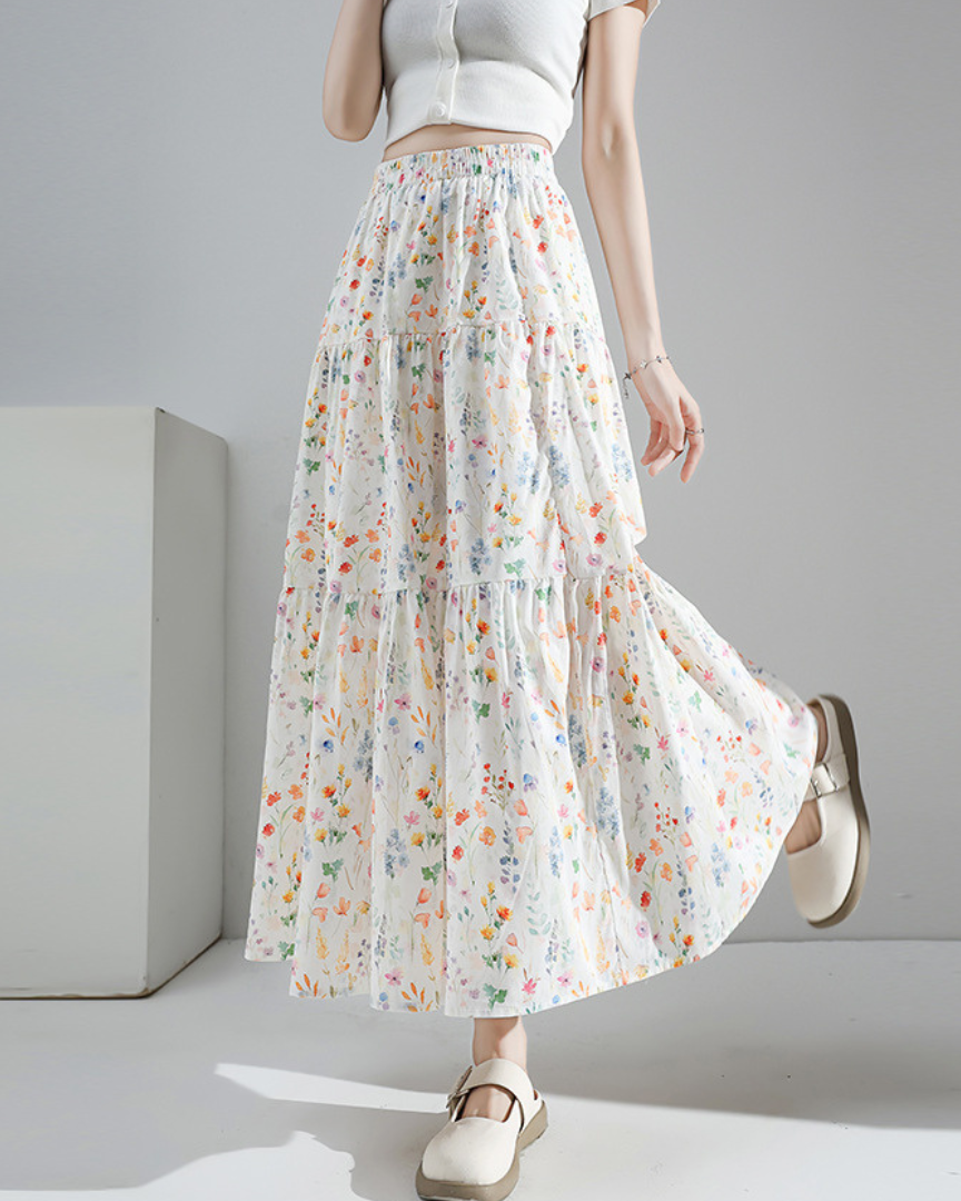 Ivy Meadow Flow Maxi Skirt