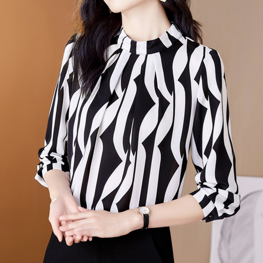 Ava Flow Stripe Blouse