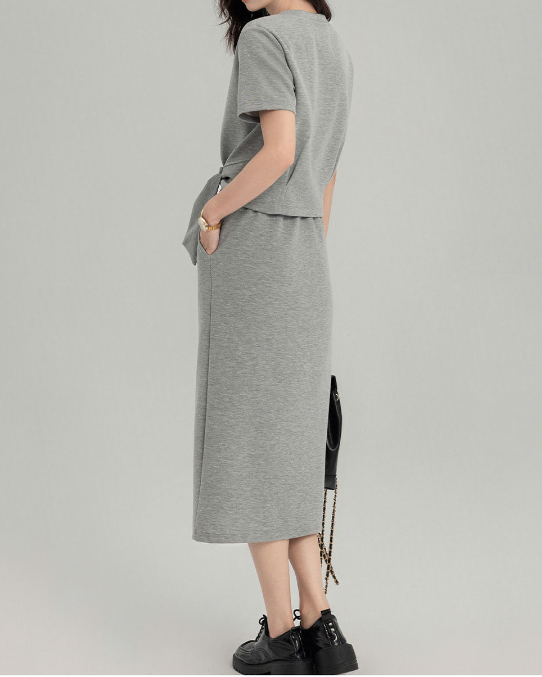 Nola Soft Heart Skirt Set