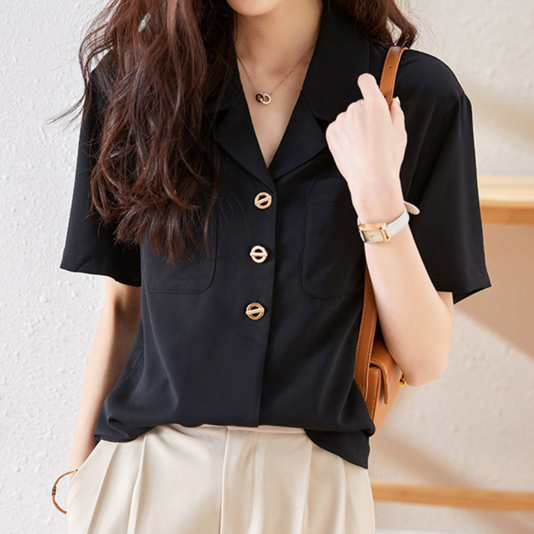 Mara Polished Pocket Shirt