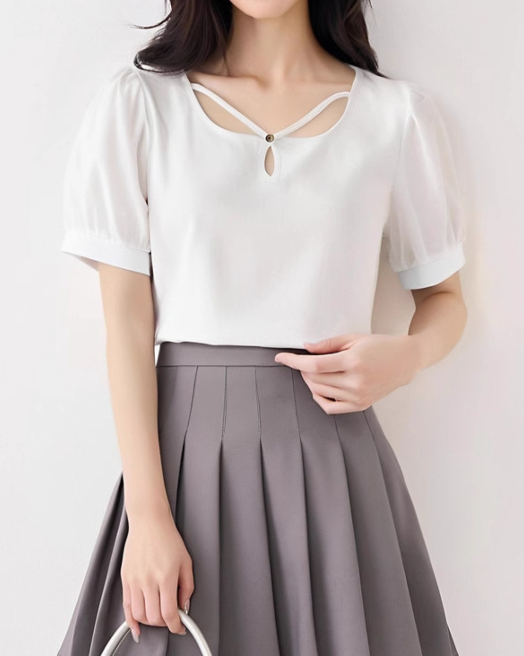 Elira Loop Neck Soft T-Shirt