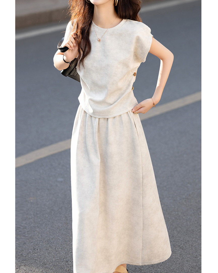 Mira Drift Cotton Maxi Set