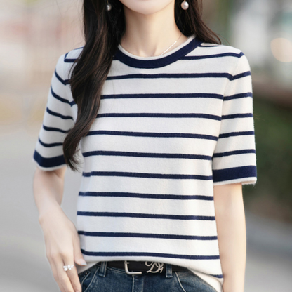 Marin Texture Stripe Knit Top