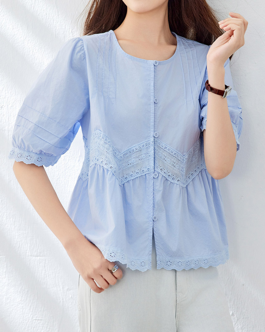 Elara Soft Bloom Blouse