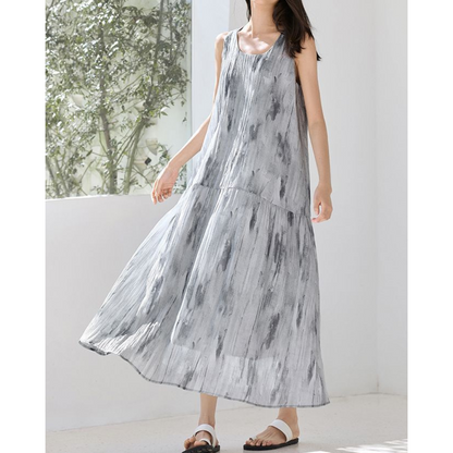 Mira Drift Brush Maxi Dress