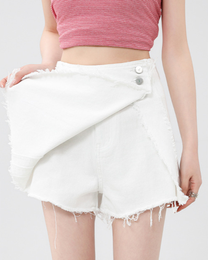 Elara Soft Wrap Mini Skort