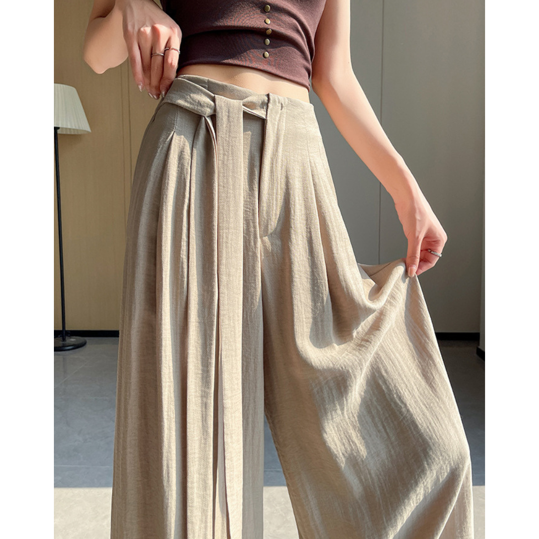 Lora Drift Waist Tie Trousers