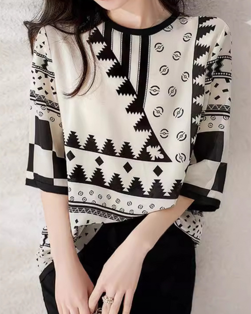 Noelle Soft Graphic Relax T-Shirt