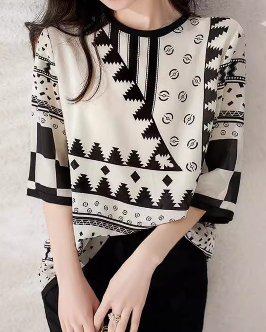 Noelle Soft Graphic Relax T-Shirt