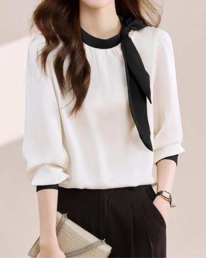 Amelie Ease Collar Blouse
