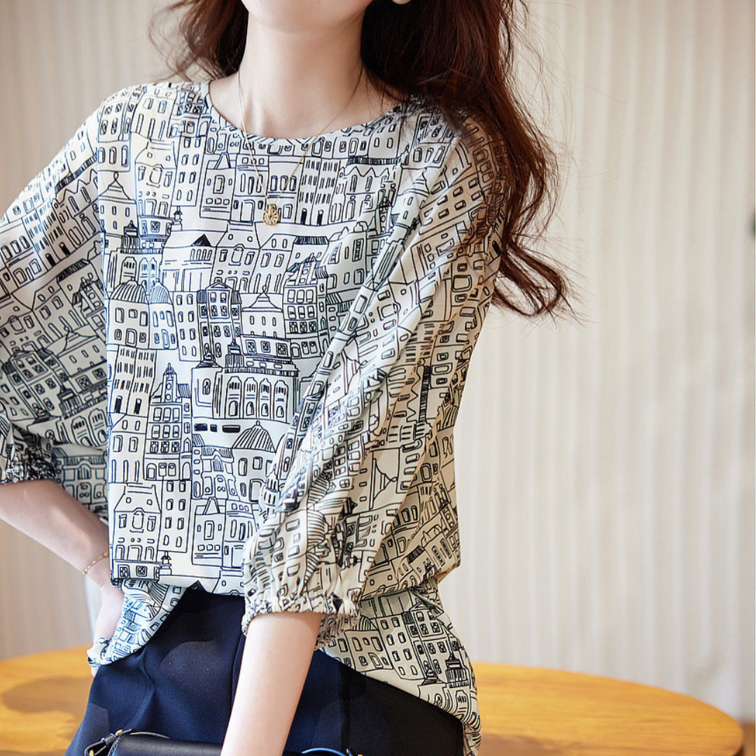 Vera Sketch City Blouse