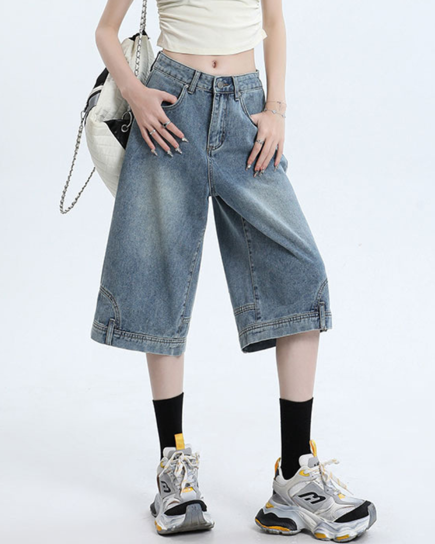 Mira Washed Wide Denim