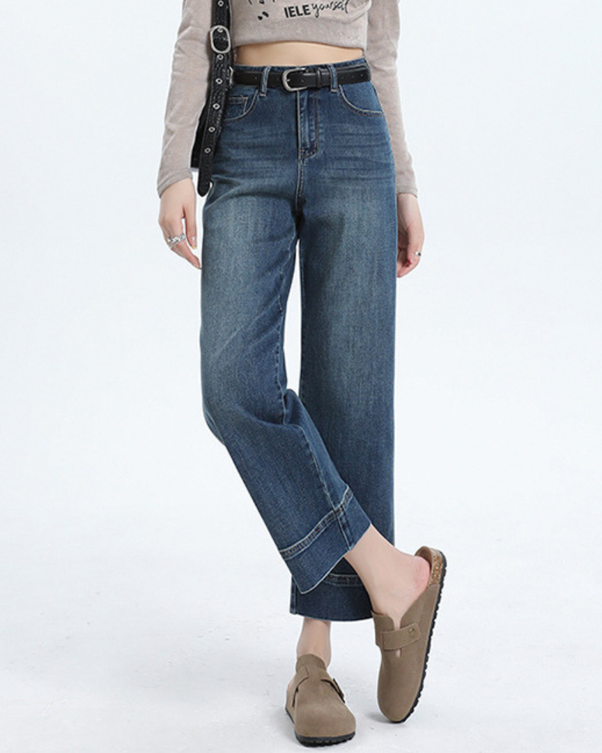 Liora Cuff Straight Denim