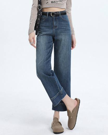 Liora Cuff Straight Denim