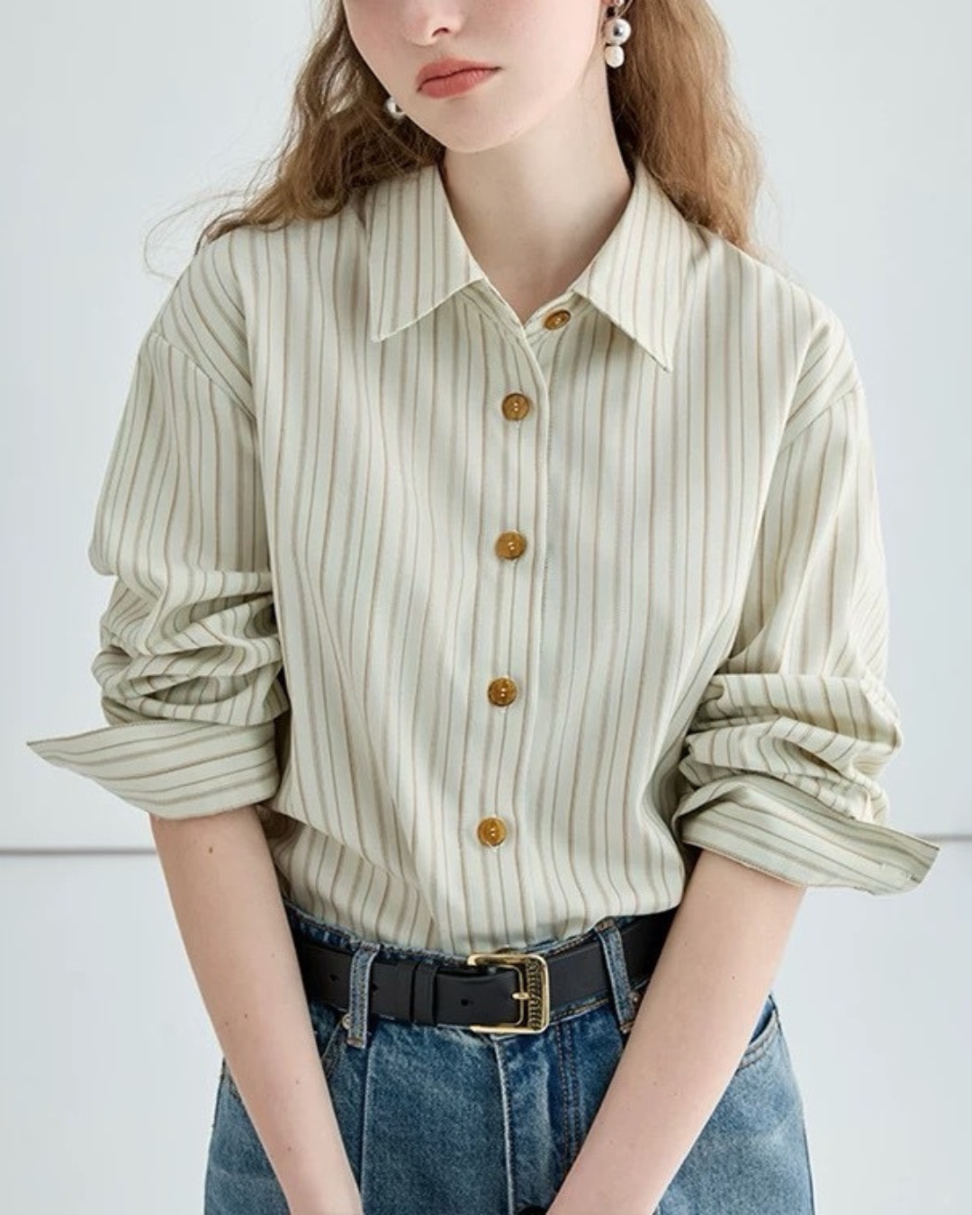 Irene Crisp Stripe Shirt