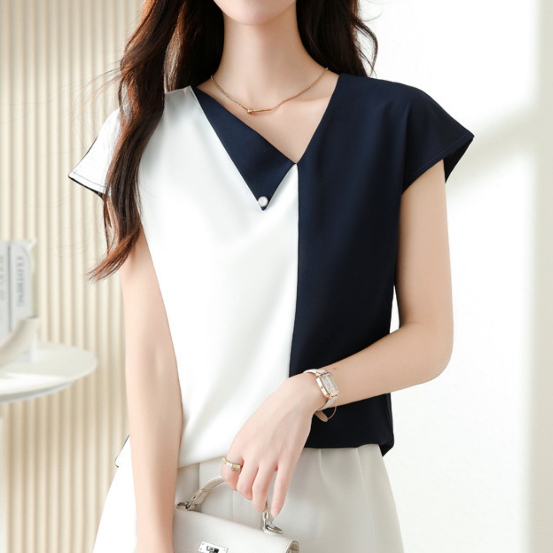 Elodie Split Panel T-Shirt