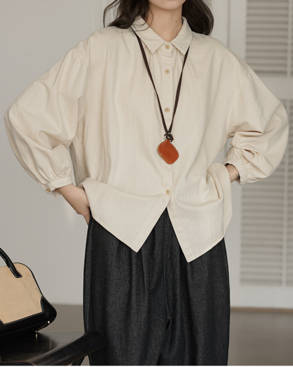 Elora Soft Drop Shoulder Shirt