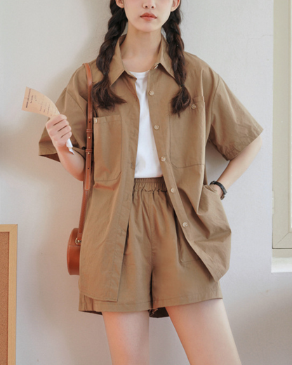 Eloise Ease Cotton Short Set