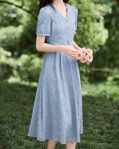 Mira Clay Bloom Cotton Dress