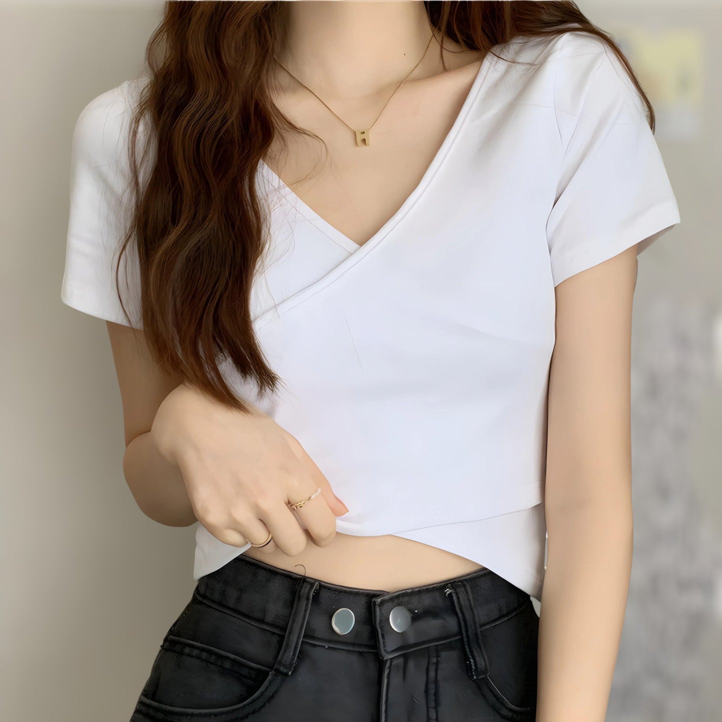Elara Cross Curve T-Shirt
