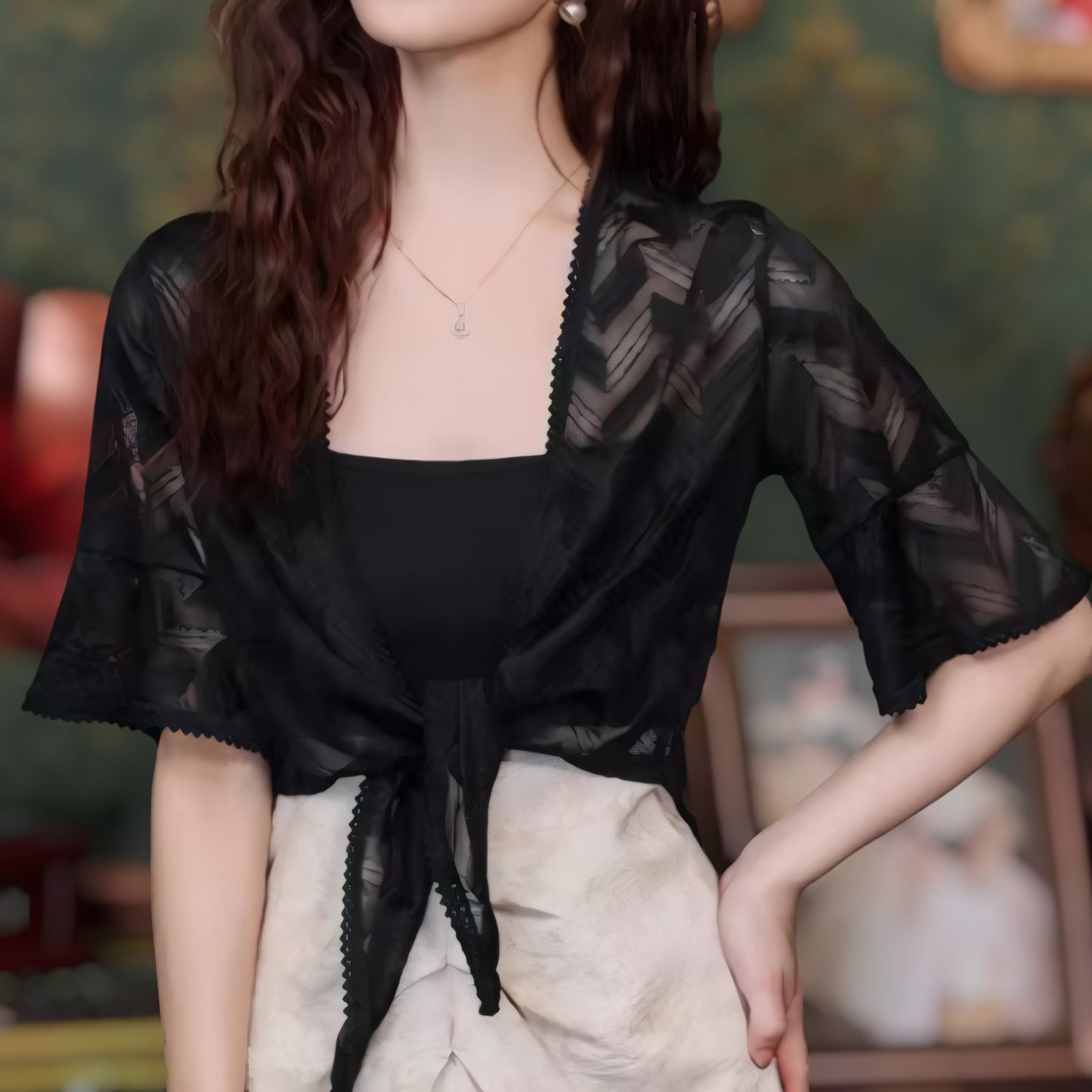 Lina Drift Lace Coverup