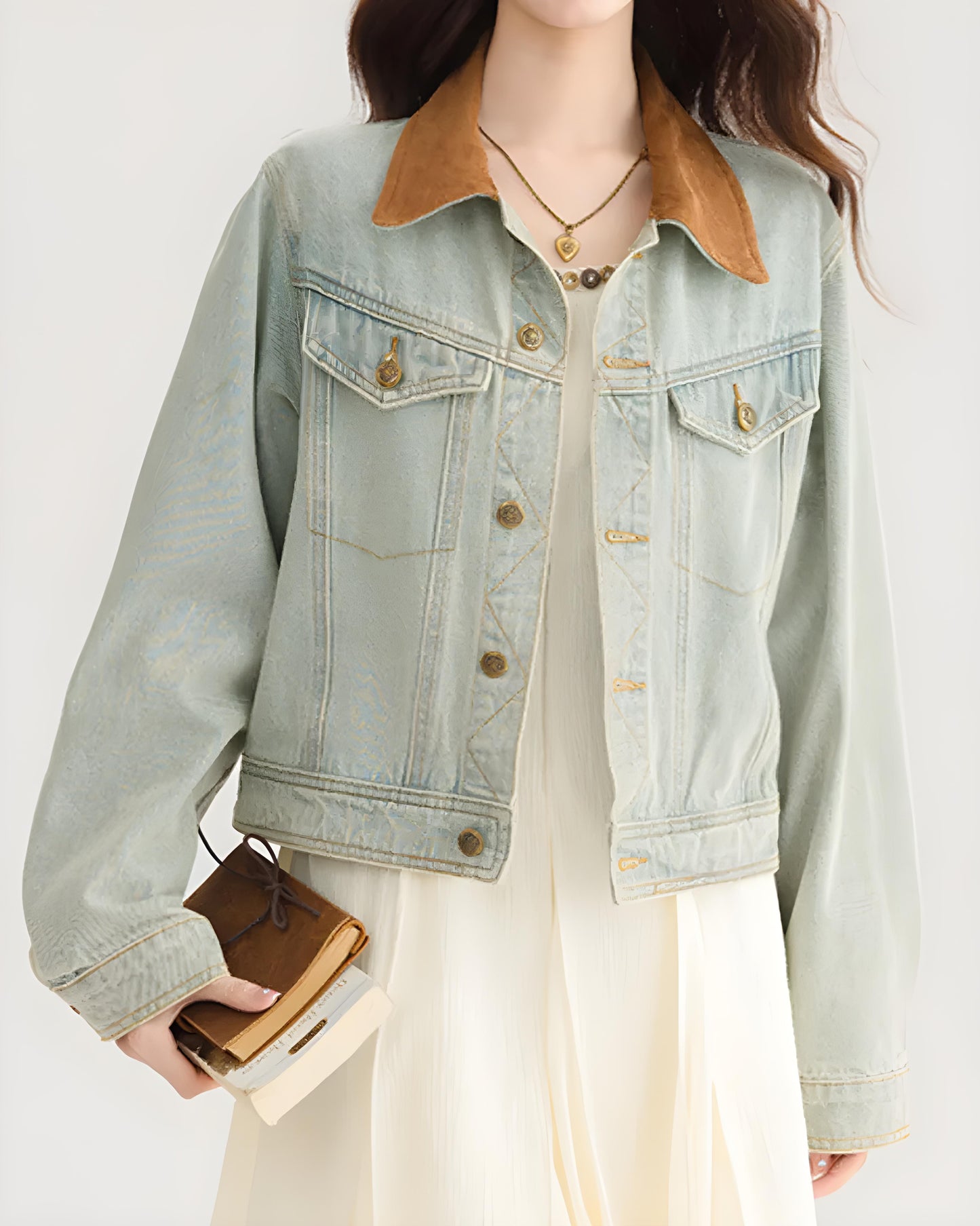 Ivy Soft Collar Denim Jacket