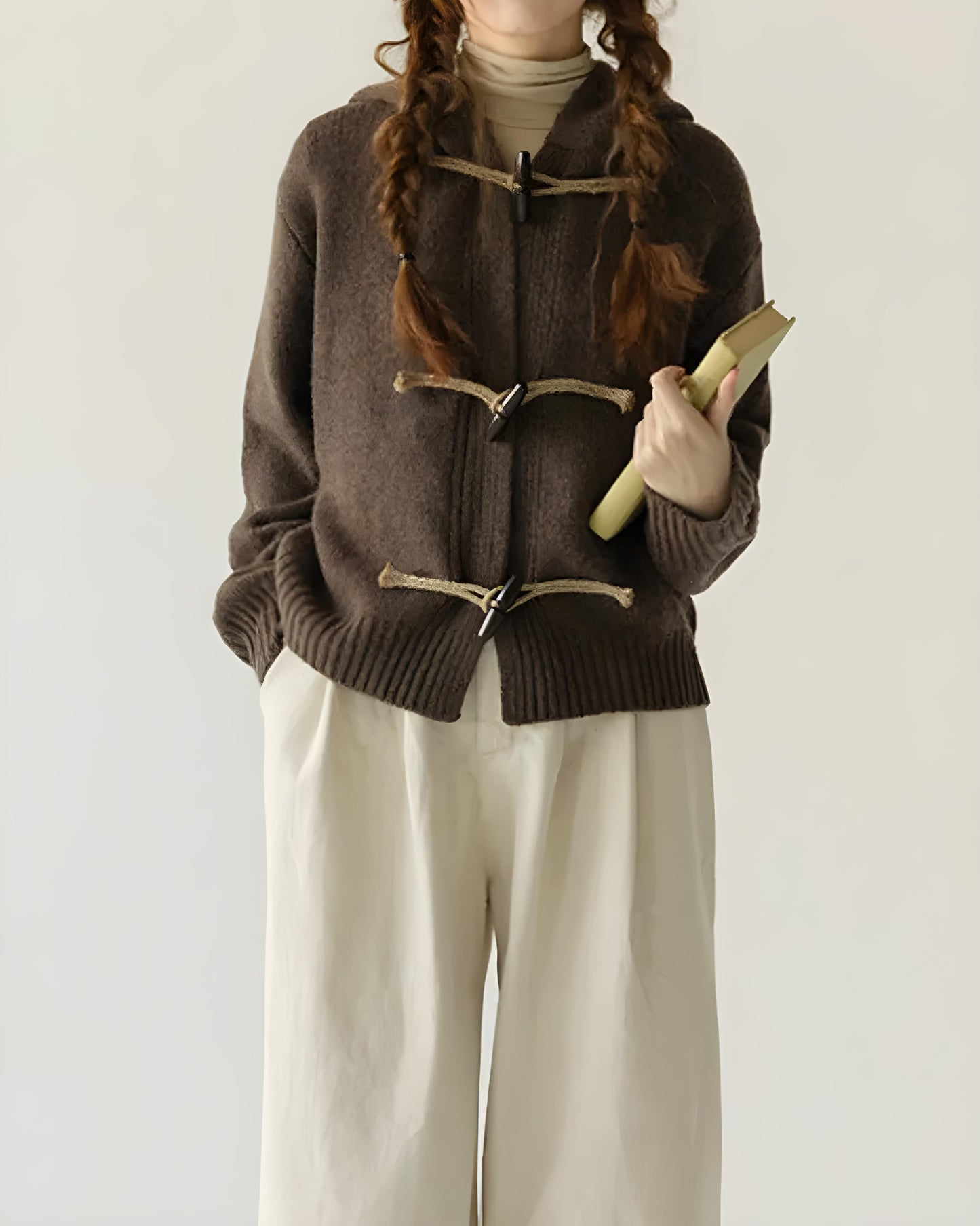 Aster Knot Soft Hooded Knit