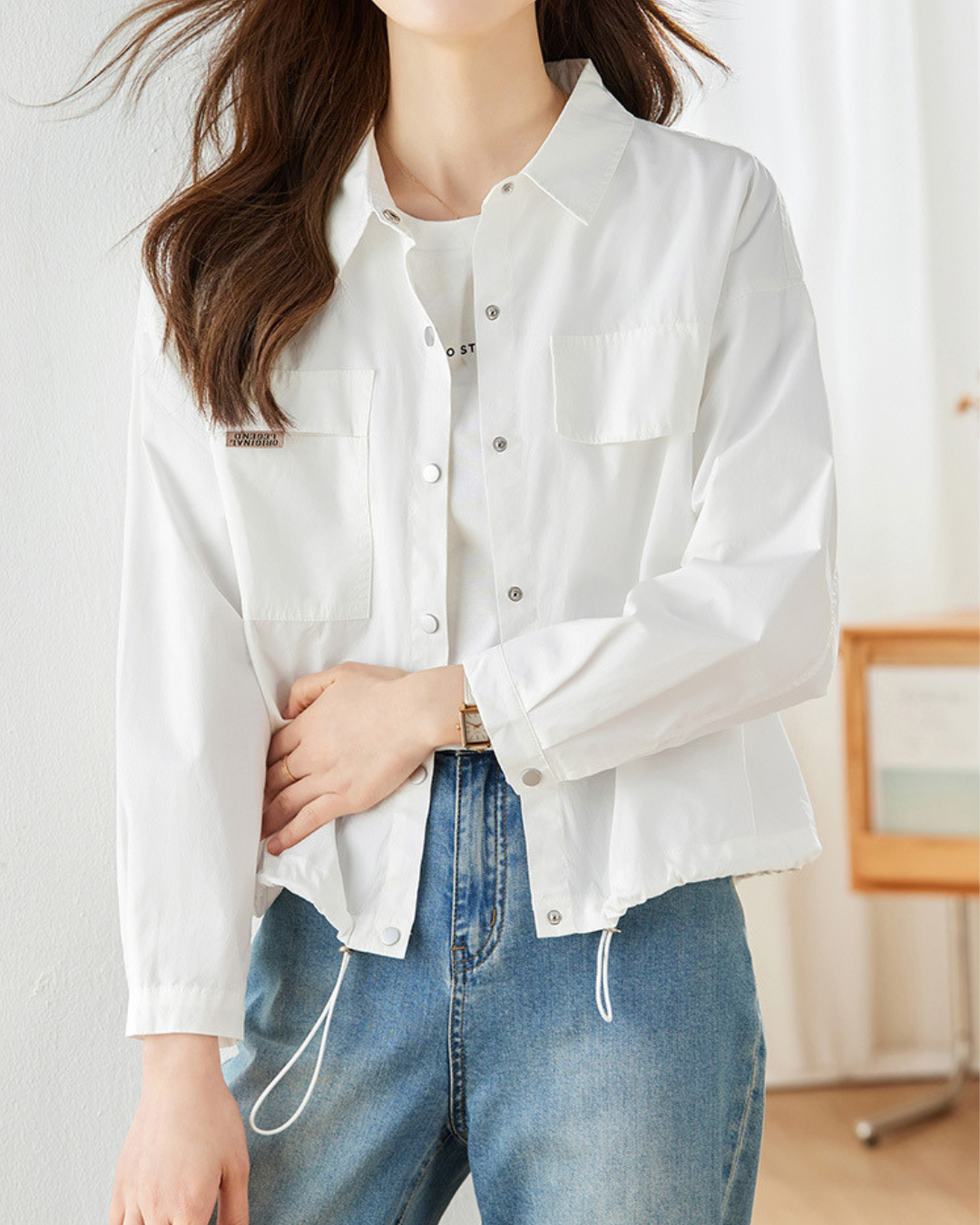 Talia Ease Utility Cotton Jacket