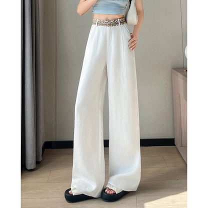 Ariwa Embroidered Waist Trousers